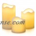 3PCS/set LED Flameless Flickering Candles Battery Operated Smokeless for Wedding Warm White   